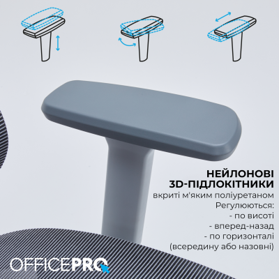 OfficePro Skyline OC680G Grey