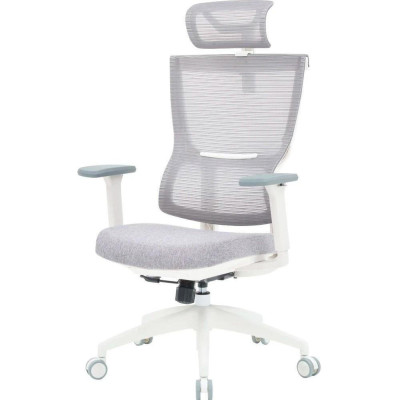 OfficePro Elegant OC600-W-LG-LG White/Light Gray