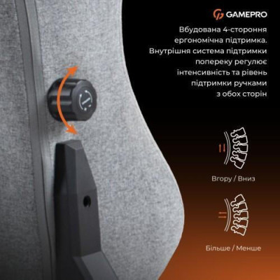 GamePro GC775G Fabric Gray