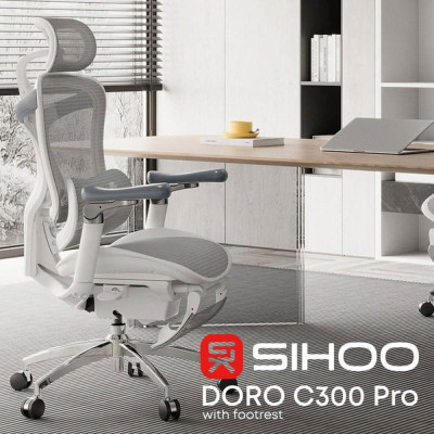Sihoo Doro C300 Pro Footrest Mesh White (Doro-C300-Pro-M102-JT)