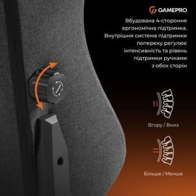 GamePro GC775DG Fabric Dark Gray