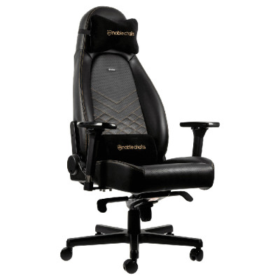 Noblechairs Icon PU leather black/gold (NBL-ICN-PU-GOL)