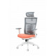 OfficePro Balance OC550-W-DG-OR White/Dark Gray/Orange