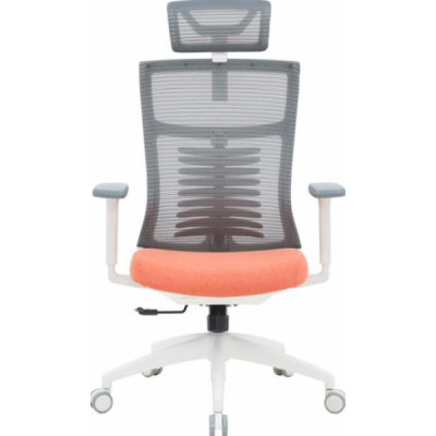 OfficePro Balance OC550-W-DG-OR White/Dark Gray/Orange