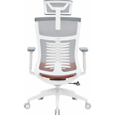 OfficePro Balance OC550-W-DG-OR White/Dark Gray/Orange
