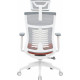 OfficePro Balance OC550-W-DG-OR White/Dark Gray/Orange