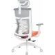 OfficePro Balance OC550-W-DG-OR White/Dark Gray/Orange