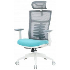OfficePro Balance OC550-W-DG-BL White/Dark Gray/Blue