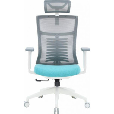OfficePro Balance OC550-W-DG-BL White/Dark Gray/Blue