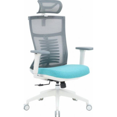 OfficePro Balance OC550-W-DG-BL White/Dark Gray/Blue