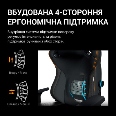 Anda Seat Kaiser 3 Pro XL Fabric Dark Gray (AD12YDC-XL-01-GB-CF-G02)