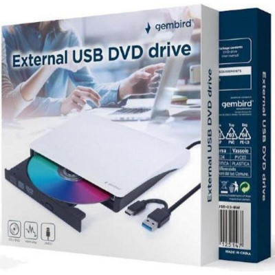 Gembird DVD-USB-03-BW