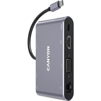 Canyon 8 port USB-C Hub DS-14 (CNS-TDS14)