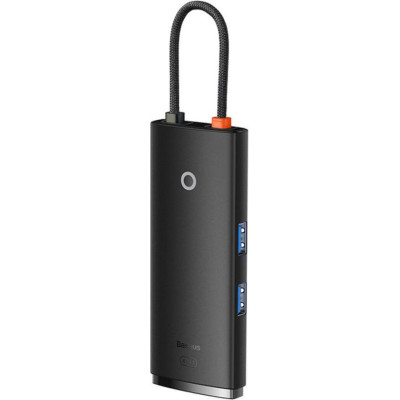 Baseus Lite Series 6-Port Type-C HUB Docking Station Black (WKQX050101)
