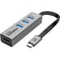 Promate 4-in-1 MediaHub-C3 (mediahub-c3.grey )