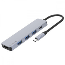 Proove Iron Link 5 in 1 Hub Silver (HBIL00010604)