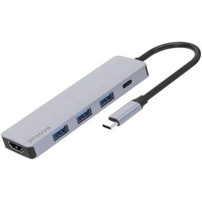 Proove Iron Link 5 in 1 Hub Silver (HBIL00010604)