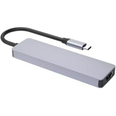 Proove Iron Link 5 in 1 Hub Silver (HBIL00010604)