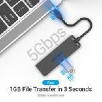 Vention 4-Port Micro USB Black(TGKBB)