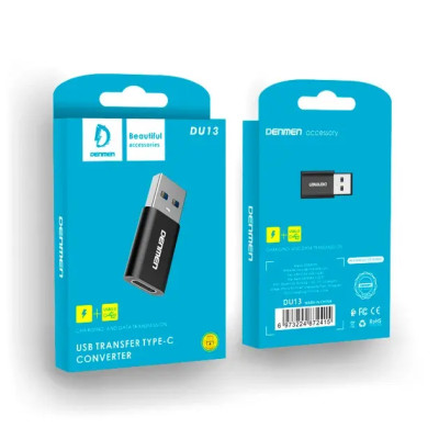 DENMEN DU13 2IN1 USB ДЛЯ TYPE-C AUDIO CONVERTER