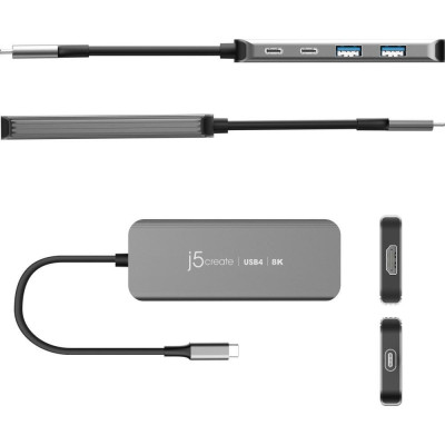 j5create 5in1 JCH453-N Space Grey