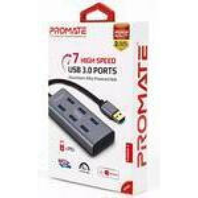 Promate USB hub EZHub-7 grey (ezhub-7.grey)