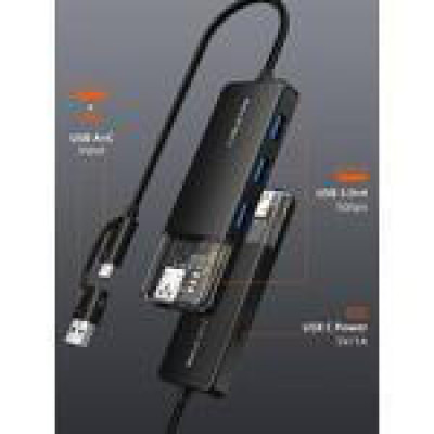 Cabletime USB Type-C to 4 Port USB 3.0 (CB03B)
