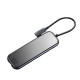 Baseus Multi-functional HUB (Type-C to 3xUSB3.0+HD4K+RJ45+PD) Deep gray (CAHUB-DZ0G)