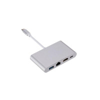 Dynamode Multiport USB 3.1 Type-C to HDMI-RJ45