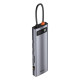 Baseus Metal Gleam Multi-functional 11-in-1 Gray (CAHUB-CT0G)