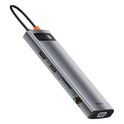 Baseus Metal Gleam Multi-functional 11-in-1 Gray (CAHUB-CT0G)
