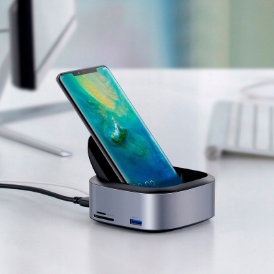 Baseus Mate Docking Type-C Мобільний телефон Intelligent HUB Expanded Socket (CAHUB-S0G)