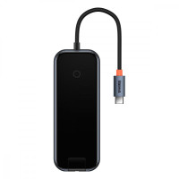 Baseus AcmeJoy 5-in-1 Multifunctional Type-C Dark Gray (WKJZ010113)