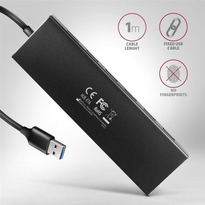 AXAGON HUE-F7A Black