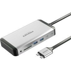 Promate 13-in-1 MacBook Docking Station (versahub-mst.grey)