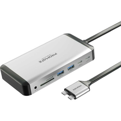 Promate 13-in-1 MacBook Docking Station (versahub-mst.grey)