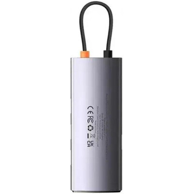 Baseus Metal Gleam Series 4-in-1 Multifunctional Type-C HUB Gray (WKWG070013)