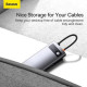 Baseus Metal Gleam Series 4-in-1 Multifunctional Type-C HUB Gray (WKWG070013)