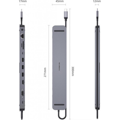 REAL-EL CQ-1000 Space Grey (EL123110005)