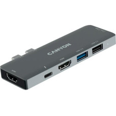 Canyon USB Type-C Multiport Docking Station 7-in-1 (CNS-TDS05B)
