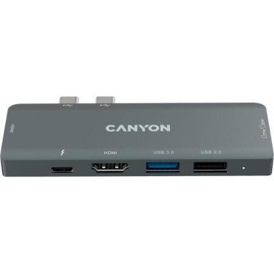 Canyon USB Type-C Multiport Docking Station 7-in-1 (CNS-TDS05B)