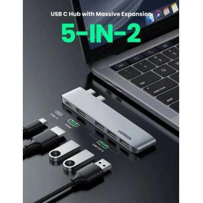 UGREEN 5-in-2 USB-C for MacBook Pro/Air (60559)