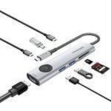 Promate ComandHub-Lite USB Type-C Grey