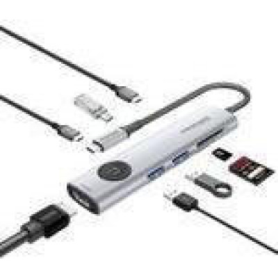 Promate ComandHub-Lite USB Type-C Grey