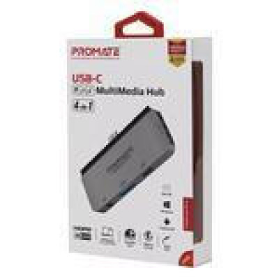 Promate USB-C Multimedia Hub (padhub-pro.grey)