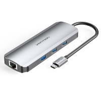 Vention 8-in-1 Docking Station Aluminum Alloy Type (TOKHB)