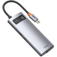 Baseus Metal Gleam Series 6-in-1 Multifunctional Type-C HUB Docking Station (CAHUB-CW0G)