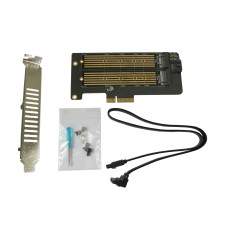 Dynamode PCI-Ex4-2xM.2 M&B-key
