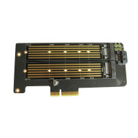 Dynamode PCI-Ex4- 2xM.2 M&B-key