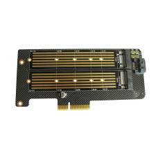 Dynamode PCI-Ex4- 2xM.2 M&B-key